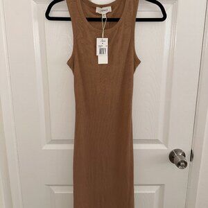 L*Space Tan Backless Dress NWOT